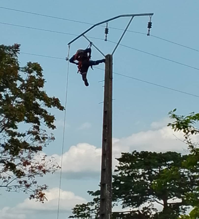 Agent de sécurité BATIR NOV au travail