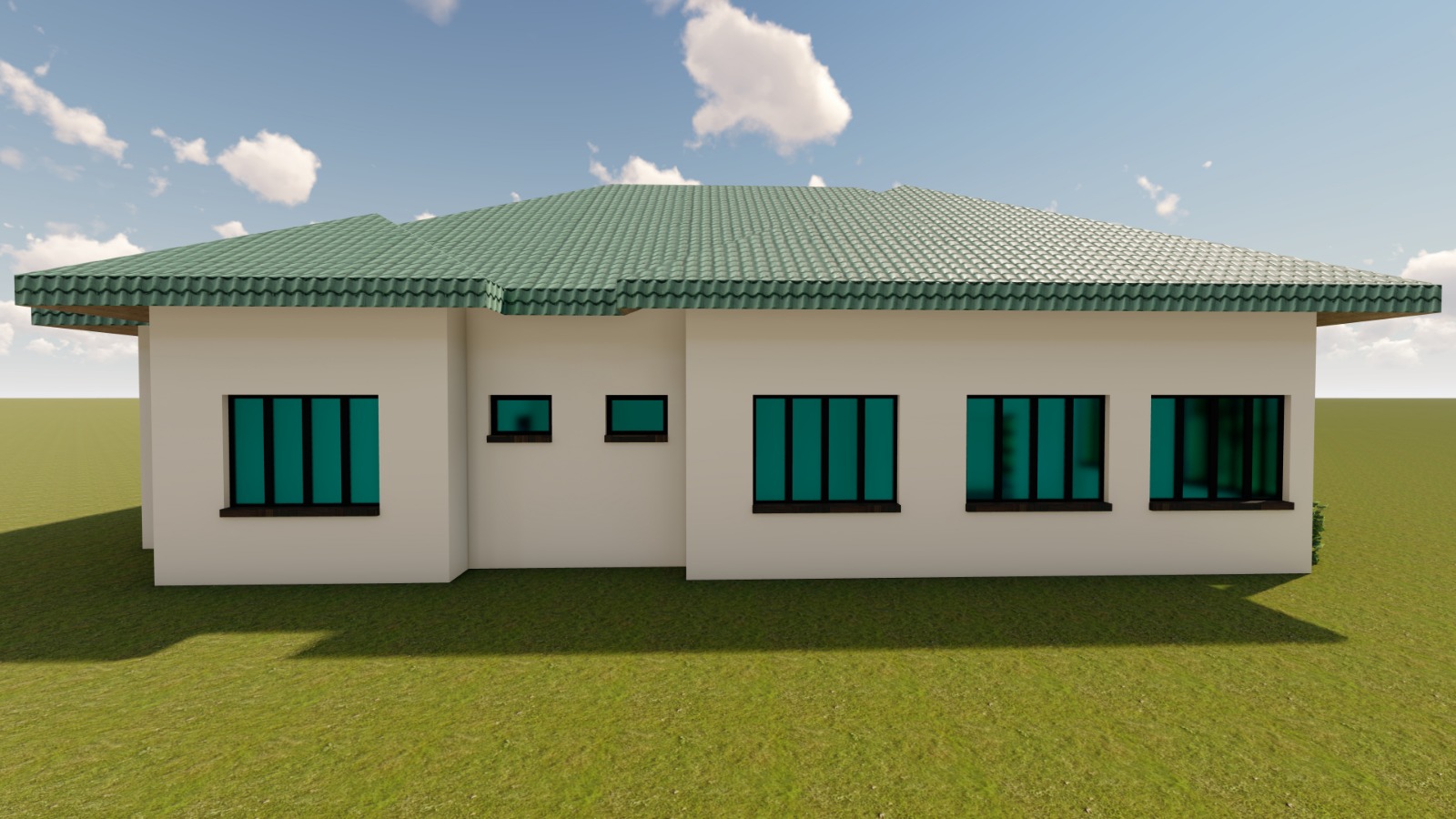 Rendu 3D Villa Vue 3