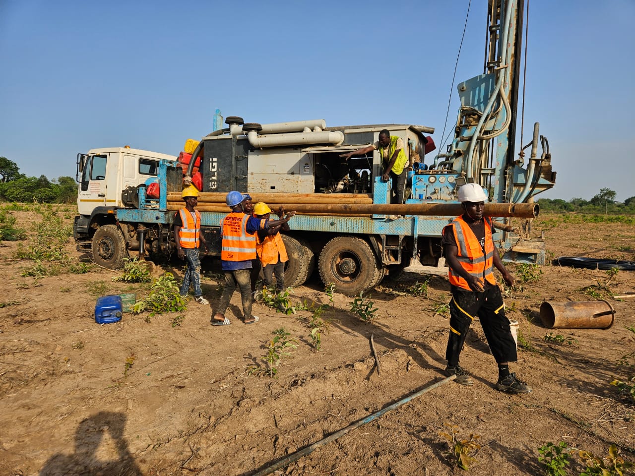 Mise en place des dispositifs de forage